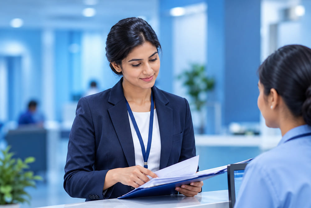 Hospital administration and patient services at VSH Hospital, Bengaluru